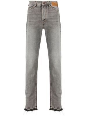 Palm Angels mid-rise slim-fit trousers - Grey