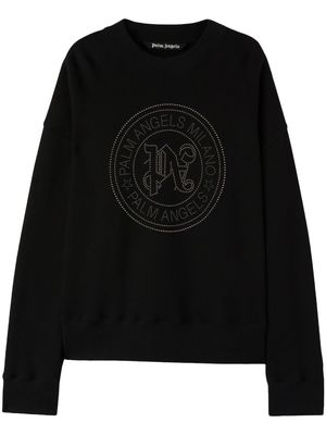 Palm Angels Milano logo-embellished sweatshirt - Black