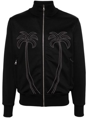 Palm Angels Milano studded track jacket - Black