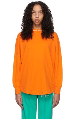 Palm Angels Orange Cotton T-Shirt