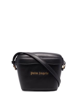 Palm Angels Padlock logo-print crossbody bag - Black