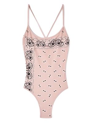 Palm Angels paisley-print swimsuit - Pink