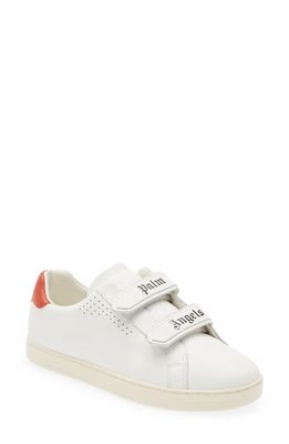 Palm Angels Palm 1 Low Top Sneaker in White Red