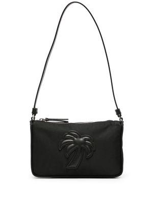 Palm Angels Palm-appliqué shoulder bag - Black