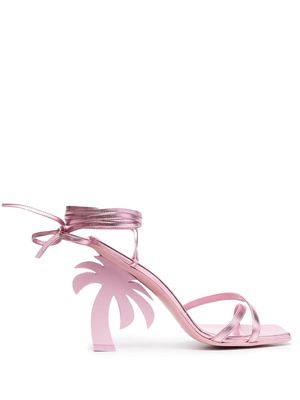 Palm Angels Palm Beach 100mm lace-up sandals - Pink