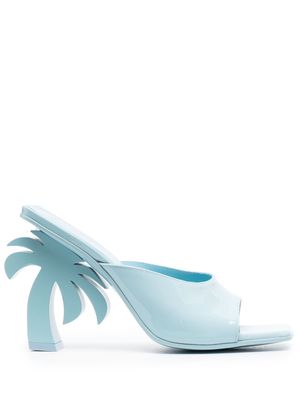 Palm Angels Palm Beach leather mules - Blue