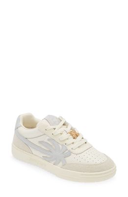 Palm Angels Palm Beach University Sneaker in University Beige Grey