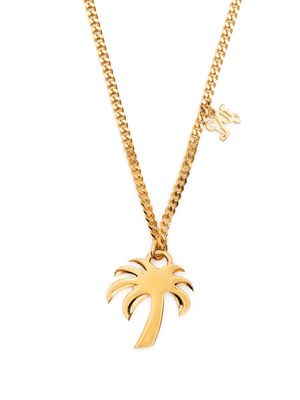 Palm Angels Palm charm necklace - Gold