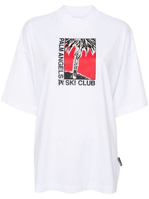 Palm Angels Palm Ski Club cotton T-shirt - White