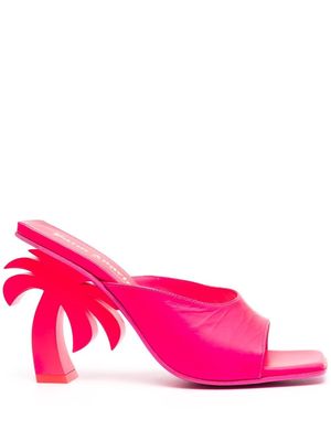 Palm Angels Palm square-toe mules - Pink