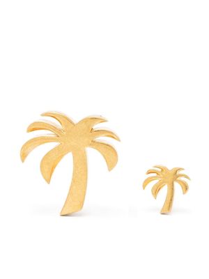 Palm Angels palm tree earrings - Gold