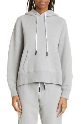 Palm Angels Patched Stars Cotton Hoodie in Grey