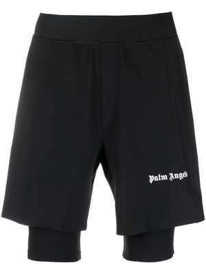 Palm Angels performance training shorts - Black