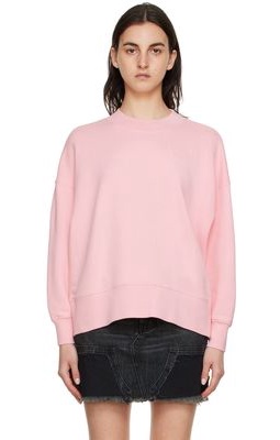 Palm Angels Pink Cotton Sweatshirt