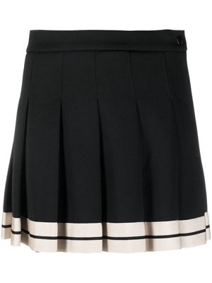 Palm Angels pleated mini skirt - Black