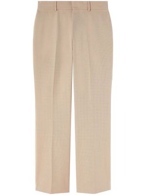 Palm Angels Retro Flare cotton trousers - Neutrals