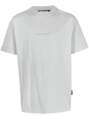 Palm Angels reverse logo-print T-shirt - Grey