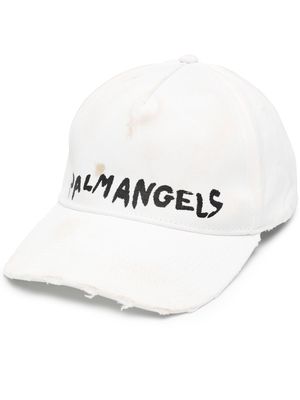 Palm Angels seasonal logo print baseball cap - Neutrals