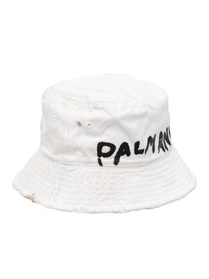 Palm Angels Seasonal logo-print bucket hat - Neutrals
