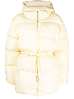 Palm Angels side-stripe puffer jacket - Yellow