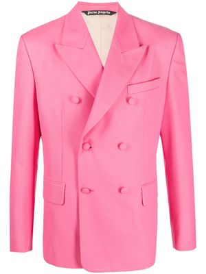 Palm Angels Sonny double-breasted blazer - Pink