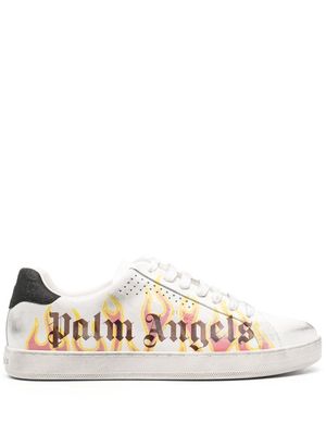 Palm Angels Spray Paint low-top sneakers - White
