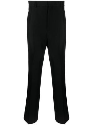 Palm Angels stripe-detail cotton tailored trousers - Black