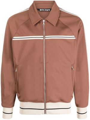 Palm Angels striped-trim sweatshirt - Brown