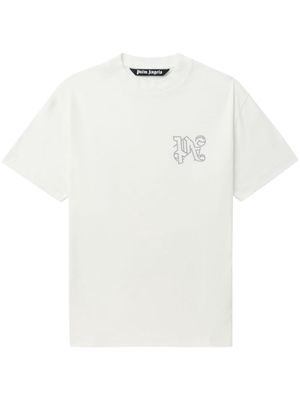 Palm Angels stud-logo T-shirt - White