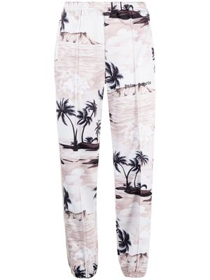 Palm Angels Sunset-print track pants - Neutrals