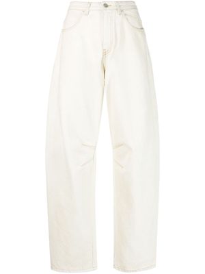 Palm Angels tapered high-waisted jeans - Neutrals
