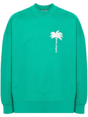 Palm Angels The Palm cotton sweatshirt - Green