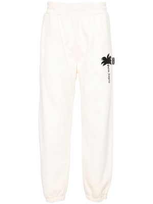 Palm Angels The Palm cotton track pants - Neutrals