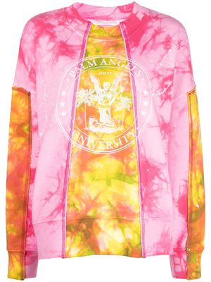Palm Angels tie-dye printed sweatshirt - Pink