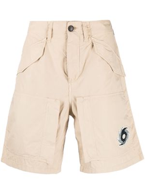 Palm Angels Tornado cotton cargo shorts - Neutrals