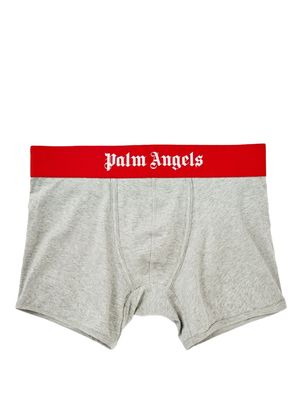Palm Angels two-pack embroidered-logo boxers - 8425 MULTICOLOR RED