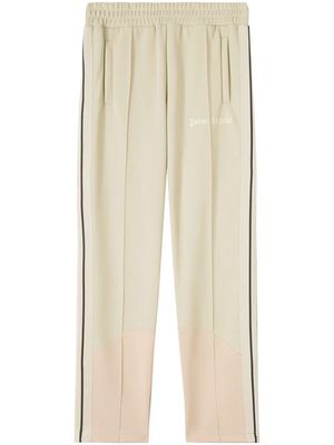 Palm Angels two-tone branded track pants - Neutrals
