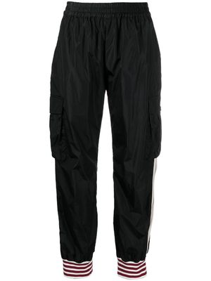 PALM ANGELS Ultralight tapered cargo trousers - Black