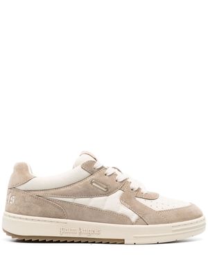 Palm Angels University suede sneakers - White