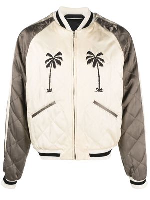 Palm Angels Upsidedown Palm Sukajan jacket - Brown