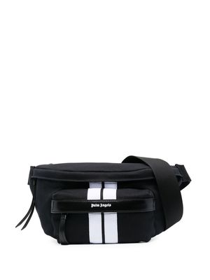 Palm Angels Venice Track branded belt bag - Black