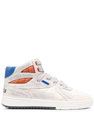 Palm Angels Vintage University mid-top sneakers - White