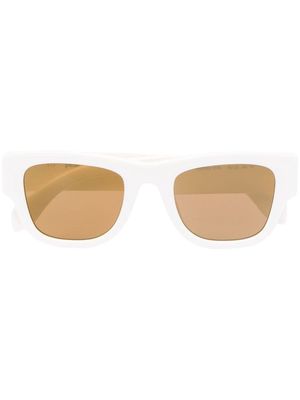 Palm Angels Volcan square-frame sunglasses - White