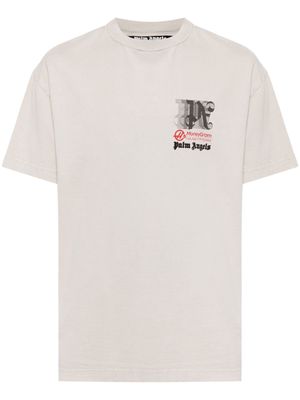 Palm Angels x Haas Racing Club cotton T-shirt - Grey