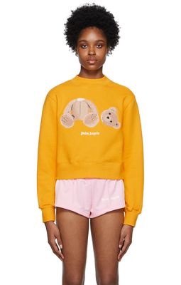 Palm Angels Yellow Bear Sweatshirt