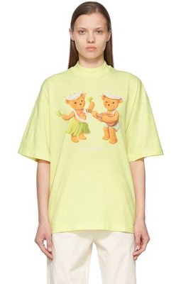 Palm Angels Yellow Dancing Bear T-Shirt