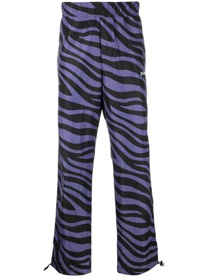 Palm Angels zebra-print track pants - Purple