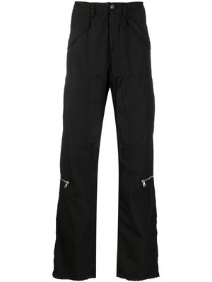 Palm Angels zip-detailed cargo trousers - Black