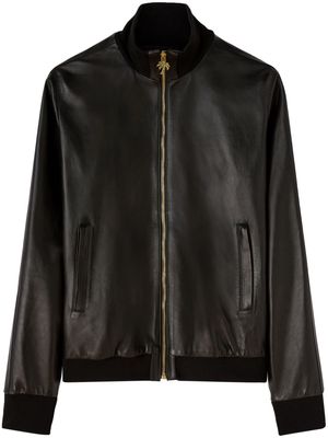 Palm Angels zip-up bomber jacket - Black