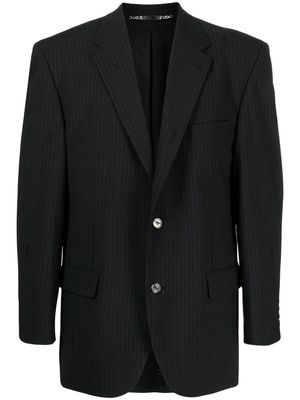 Palmer pinstripe single-breasted blazer - Black